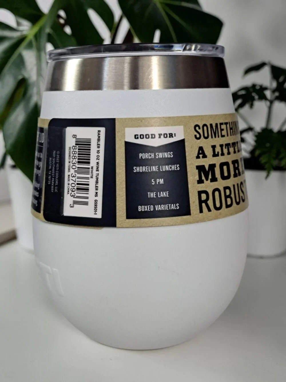 YETI RAMBLER® 10 OZ WINE TUMBLER WITH MAGSLIDER™ LID - New with tags